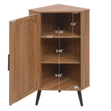 Corner cabinet ,Rattan door,Freestanding Corner Tables For Small Spaces, Corner Shelf Stand For W688P160406