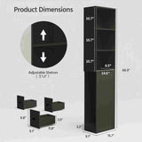 Birmingham Narrow Sided Cabinet 69 Tall Bookshelf With Drawer, Birmingham-Style Design Narrow 33575095