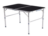 3ft Aluminum Alloy Folding Table Black 94753941