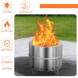 ZUN 19.3*19.3*16.7in Smokeless Fire pit 82009867