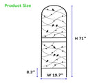 4 Pack Metal Garden Trellis 71" x 19.7" Rustproof Trellis for Climbing Plants Outdoor Flower Support W1586P268006
