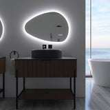 ZUN 32 x 22 in. Novelty Frameless LED Bathroom Vanity Mirror W716P233446