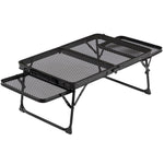 ZUN 3 ft Portable Picnic Table with Wing Panels 39502910