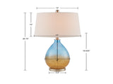 Cortina Ombre Glass Table Lamp, Set of 2 B03594978