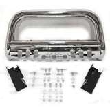 ZUN Stainless Steel Front Bumper Bull Bar Grille Guard for 2007 Chevy Silverado 1500 New Body Models/200 16904297