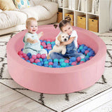42 Inch Kids Round Foam Ball Pits with 25D Sponge Filling and Washable PU Cover 06215711