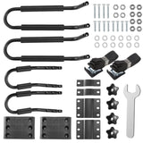 Universal Kayak Roof Rack, 1 Pairs-Bar Rack HD Kayak Carrier Canoe Boat Surf Ski Roof Top Mount Car 90900483