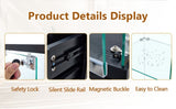 American-Style Non-Lit Glass Display Cabinet Soft-Close Drawer Slides 3 W2920P303684