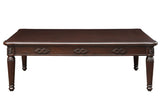 Espresso Coffee Table with Turned Legs B062P209064