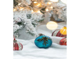 Set of 4 Glass Christmas Ball Ornaments with Glitter and Painting Design by Riccardo Tree Decor 39170260