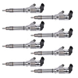 8x Fuel Injectors 0445120027 Fits for 2004.5-2005 GM Chevrolet Silverado Sierra 3500 6.6L Duramax 70730215