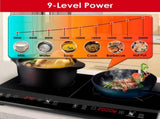 Double Induction Cooktop, Portable Dual Countertop Burner with Sensor Touch, 4000W Induction Cooktop 61689667