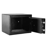 Mini Wall-in Style Electronic Code Metal Steel Box Safe Case 17EF Black 61958008