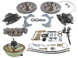 Front Disc Brake Conversion Kit Manual Master Cylinder & Valve Replacement for 1957-1972 Ford 85465581
