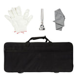 Drop B Tone Adjustable Trumpet Gloves Set Plaint Golden 22632659