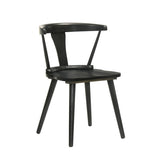 2 Pieces Set Dining Side Chair Rustic Modern Farmhouse Design Retro Design Easy to Assembly W2537P211112