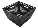 Burn Barrels with Bottom Board for Outside, Thick Burn Case for Yard Waste, Low Smoke Design 74065223