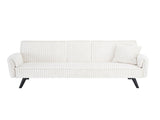 Minimalist style, straight-line corduroy sofa suitable for sitting and lying in the living room and W1658P251978