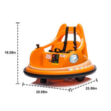 ZUN 12V ride on bumper car for kids,electric car for kids,1.5-5 Years Old,W/Remote Control, LED Lights, W1578P235209