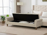 65.75" Wide Modern Upholstered Storage Bench 27861716
