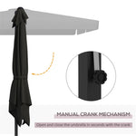 ZUN Outdoor beach umbrella/Sun Umbrella （Prohibited by WalMart） 83425403