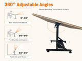 Wooden 1500 Piece Puzzle with Drawer, 35"*27.17" Adjustable Puzzle, 360&deg Tilting Puzzle W2641P306741