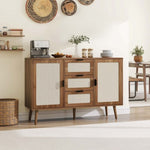 ZUN 2 Door 3 Drawer Cabinet, Accent Storage Cabinet, Suitable for Living Room, Bedroom, Dining Room, W688137477