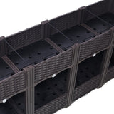 Planter Raised Beds - Elevated Planter Garden Box with Drainage Plug Raised Garden Beds for W465P187520