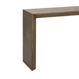 U_STYLE Modern Style Console Table made of Paulownia Solid Wood Veneer,Suitable for Foyer, Living N711P205930N