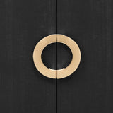 U_Style Sophisticated Fir Veneer Cabinet with Textured Finish,Suitable for Corridor, Entrance, N711P235226B