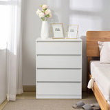 Wood Simple 4-Drawer Dresser White 89025361