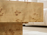 43.31 Inch Burl Wood Veneer Coffee,Rectangle Mid-Century Modern for Living Room,Coffee W2582P431210