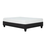 ZUN Dark Grey Upholstered Platform Bed Frame, King B011P199721