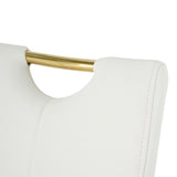 Modern dining table with PU cushion seat dining chair Living Room Chair Upholstered chair with W210P143670