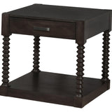 ZUN Coffee Bean 1-Drawer End Table B062P153667