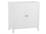 Double Doors Bathroom Cabinet White 37641969