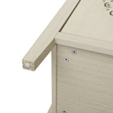 Hollow-Carved 2 Door Accent Cabinet Sideboard Buffet Storage Cabinet with Adjustable Shelf for W688P225282