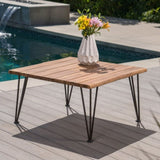 ZION INDUSTRIAL WOOD AND METAL COFFEE TABLE 62981.00
