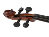 New 3/4 Acoustic Violin Case Bow Rosin Natural 19196091