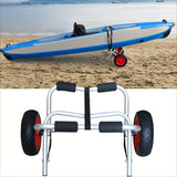 ZUN Foldable Kayak Cart, Kayak Kayak Trolley, Lightweight Kayak Accessories Universal Transport Canoe 11149462