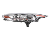 Left Driver Side Chrome Headlight Assembly Headlamp Replacement for Ford Transit Connect 2014-2018 49087411