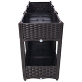 Planter Raised Beds - Elevated Planter Garden Box with Drainage Plug Raised Garden Beds for W465P187505