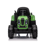 ZUN Ride on Tractor with Trailer,12V Battery Powered Electric Tractor Toy w/Remote Control,electric car W1396124970