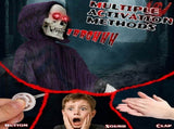 Halloween Animated Decorations - 6 FT Sound-Activated Animatronic Grim Reaper with Chain, Moving 76406719