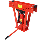 12 Ton Pipe Bender Manual Hydraulic, Piping Bending Exhaust Tube Fabric with 6 Dies, Adjustable 56059196