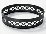40in Fire Ring, Diamond Lattice Pattern, Round, Iron 48587581