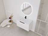 36" Wall Mounted Bathroom Vanity with Resin Sink & 2 Soft-Close Doors W999P251811