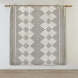 King/Cal King 4 Piece Printed Duvet Cover Set with Throw Pillow B035P148372