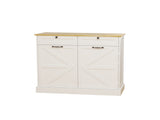 Kitchen Trash Can Storage Cabinet with 2 Drawers & 1 Tilt Out Trash Cabinet & 1 door with storage W282P190996