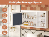 36'' x 28'' Medicine Cabinet, Wall Mounted Bathroom Storage Cabinet, Modern Bathroom Wall Cabinet N710P322791K